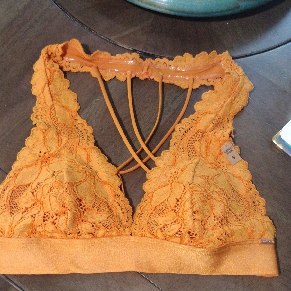 Victoria's Secret Orange Lace Bandeau